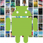 Pantalla de inicio de Android y apps más utilizadas de usuarios de redes sociales