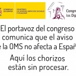 El portavoz del congreso avisa que la alerta de la OMS no afecta a España: aquí los chorizos están sin procesar