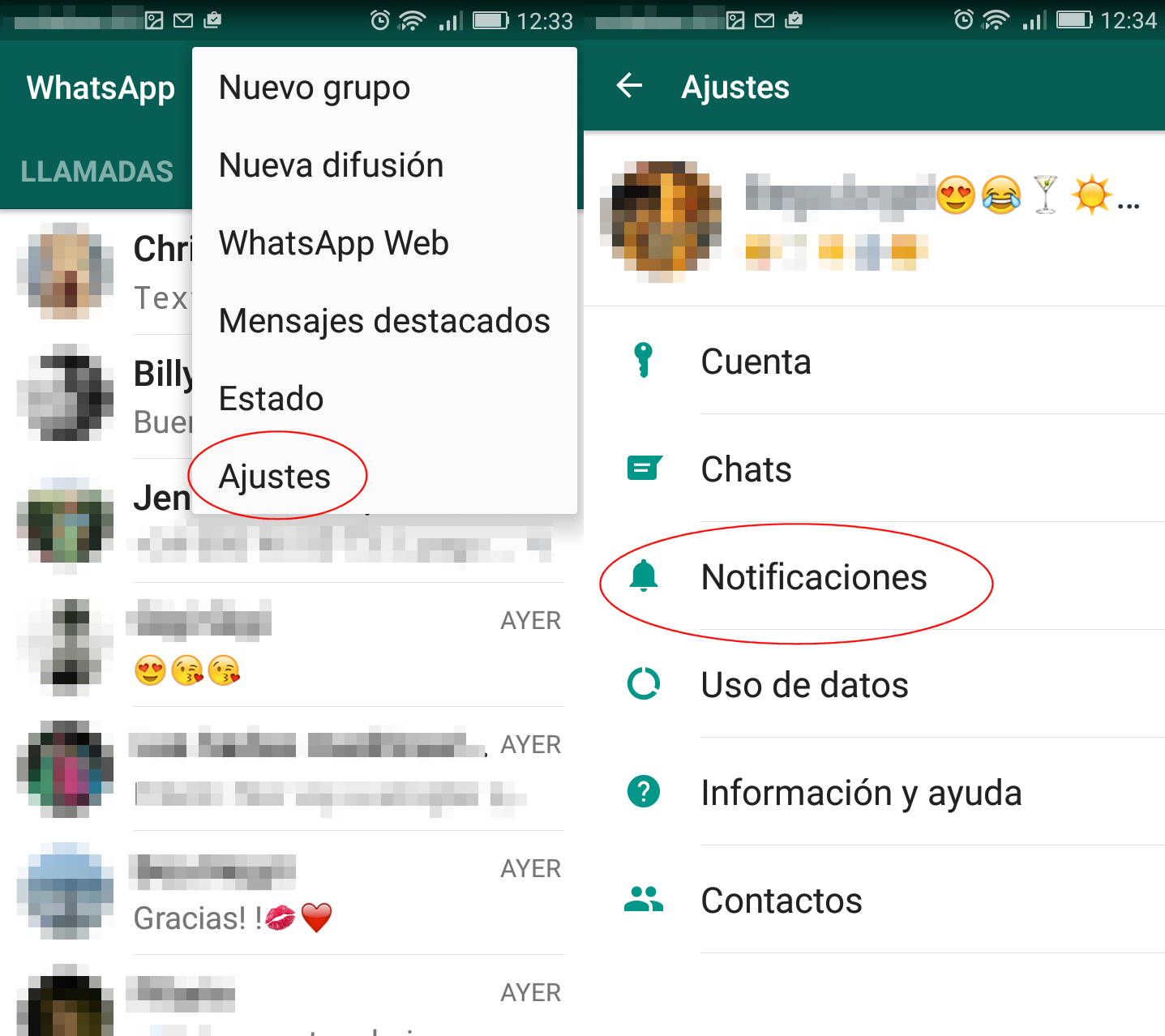 Whatsapp Cómo Personalizar Las Notificaciones En Android Y Iphone 6053